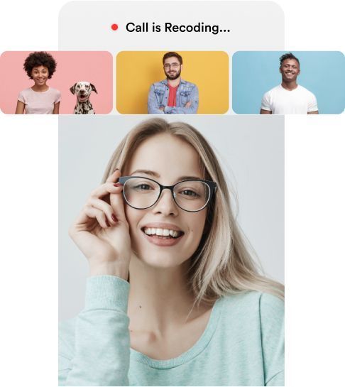 record any web conference calling on Android / iPhone by video conferencing app